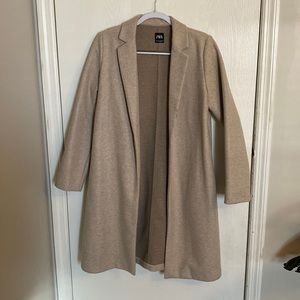 Zara tan pea coat